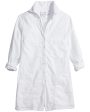 White Linen Ireland Long Sleeve Playsuit For Cheap