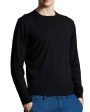 Black Wool Roundneck Sweater Sale