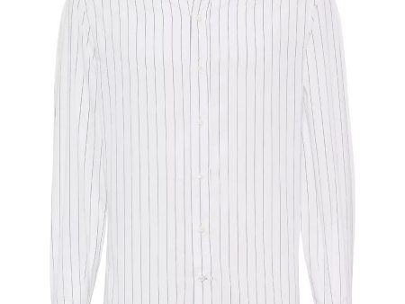 Black and White Pinstripe Sportshirt Cheap