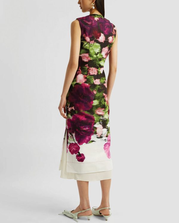 Wisteria Sleeveless Midi Dress Online Hot Sale