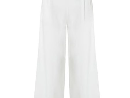 White High Rise Wide Leg Pant Supply