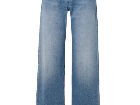 Super Light Straight Leg Jean in Medium Wash Cheap