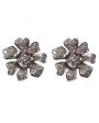 White Diamond Flower Studs Online Hot Sale