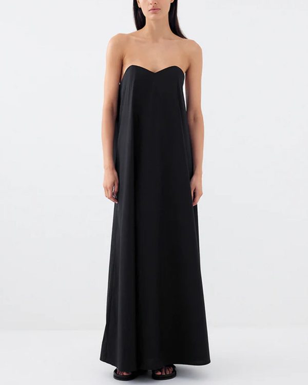 Black Rue Maxi Dress Online now